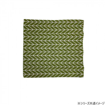 クッションカバー 45×45cm シラカバ グリーン 5924