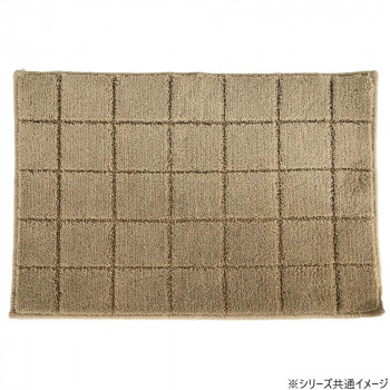 日本製 抗菌防臭＆吸水速乾バスマット レチカータ Mサイズ 45×60cm BE・ベージュ 2355