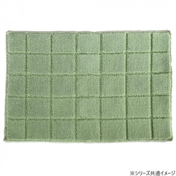 日本製 抗菌防臭＆吸水速乾バスマット レチカータ Mサイズ 45×60cm GN・グリーン 2356