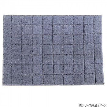 日本製 抗菌防臭＆吸水速乾バスマット レチカータ LLサイズ 60×90cm BG・ブルーグレイ 2361