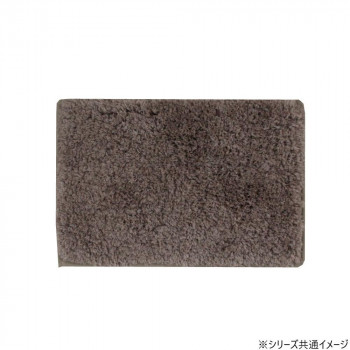マイクロファイバーバスマット ふわっふわ! シンフォニ 35×50cm BR・ブラウン 2101