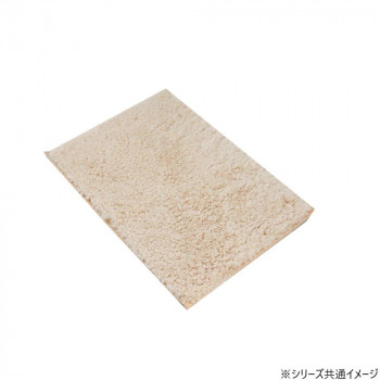マイクロファイバーバスマット ふわっふわ! シンフォニ 45×60cm BE・ベージュ 2106