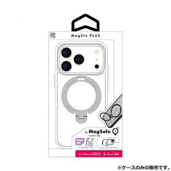マグスタプラスケース iPhone2025 6.3インチ(3眼)対応 クリア i39RiJS01