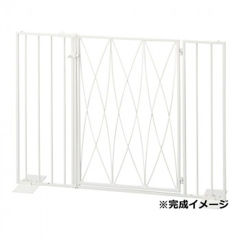 セトクラフト Pet gate ペットゲート オーバル 扉タイプ ミルク S23-0649