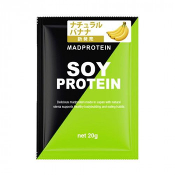 MADPROTEIN(マッドプロテイン) シリーズ　SOYPROTEIN(ソイプロテイン)ナチュラルバナナ 20g×5