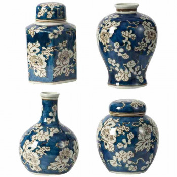ヴィヴィアン 花瓶4ST 陶器 85156FV