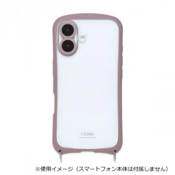 i.Color iPhone17専用背面型ケース Cacao/カカオ iP25-61-ICSH05
