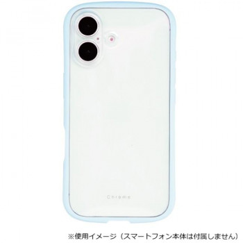 Chrome-CLEAR iPhone17専用背面型ケース Mint/ミント iP25-61-CHC03