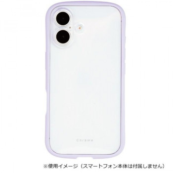 Chrome-CLEAR iPhone17専用背面型ケース Lavender/ラベンダー iP25-61-CHC04