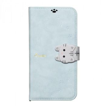 New Cocotte iPhone17専用手帳型ケース Blue Gray/ブルーグレー iP25-61-COT09