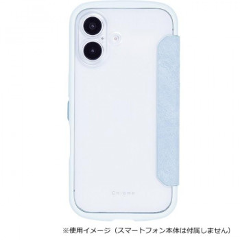 Chrome-NATURAL iPhone17専用背面手帳型ケース Mint/ミント iP25-61-CHN03