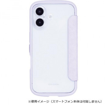 Chrome-NATURAL iPhone17専用背面手帳型ケース Lavender/ラベンダー iP25-61-CHN04