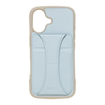 NICOLA iPhone17専用背面型ケース Blue/ブルー iP25-61-NIC03