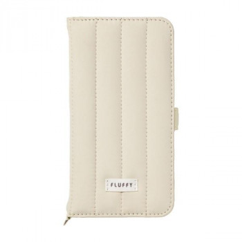FLUFFY iPhone17専用手帳型ケース Light Beige/ライトベージュ iP25-61-FFY01