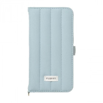 FLUFFY iPhone17専用手帳型ケース Pale Blue/ペールブルー iP25-61-FFY03