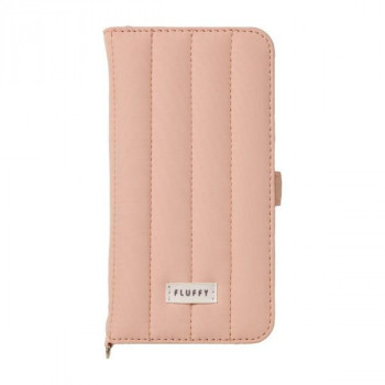 FLUFFY iPhone17専用手帳型ケース Coral/コーラル iP25-61-FFY05