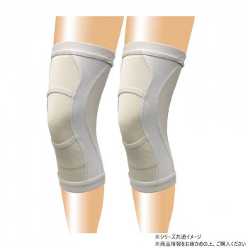 丸光産業 膝 皮膚感覚ひざサポーターaruko2枚組 ベージュ M 133231