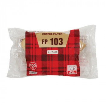 kalita(カリタ) FP 103コーヒーフィルター ロシ ブラウン (100枚) 15087