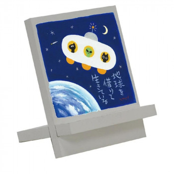 糸井忠晴 木製イーゼルアート 「アース」 IT-00946