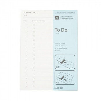 A6プランニングシート C(To Do) LEQ12-C