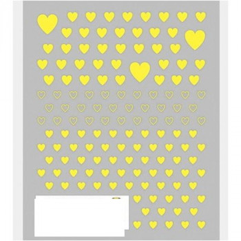 TSUMEKIRA(ツメキラ) ネイルシール es MEGU NAILプロデュース MEGUハート YELLOW/イエロー ES-MGN-009