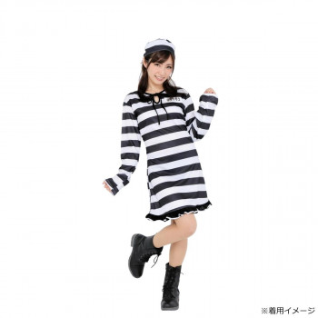 コスチューム　コスプレ衣装　囚人　プリズナーガール キュート