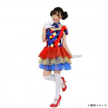 コスチューム　コスプレ衣装　道化師　ピエロ　パーティクラウン