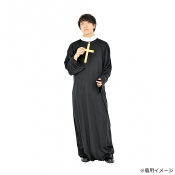コスチューム　コスプレ衣装　牧師　司祭　キリストンローブ