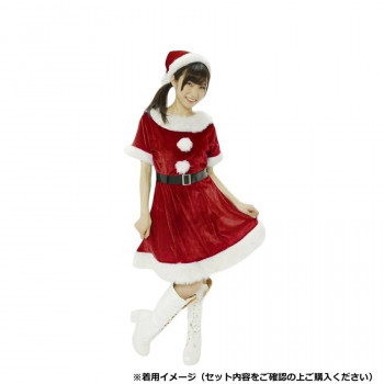 コスチューム　コスプレ衣装　カラフルサンタガール レッド