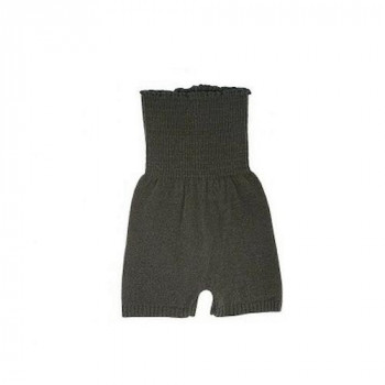 カシミヤ混腹巻付きパンツ M～L グレー 008601421