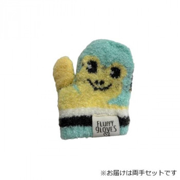 幼児用手袋(トドラー) カエル柄 イエロー(5) 004582223