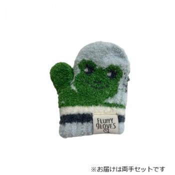 幼児用手袋(トドラー) カエル柄 グリーン(5) 004582223