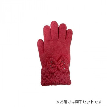 子供用手袋 リボン付き フリー ローズ(2) 004550422