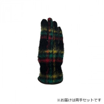 紳士用手袋 牛革コンビ手袋 25cm クロ/チャ(5) 001217121