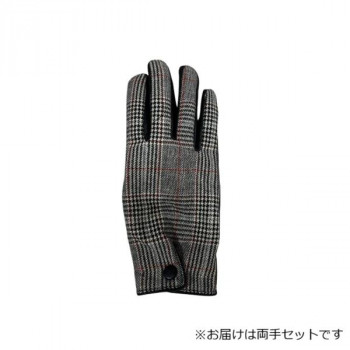 紳士用手袋 コンビ羊革手袋 25cm ブラック(6) 001218121