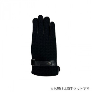 紳士用手袋 コンビ羊革手袋 25cm クロ(4) 001218221