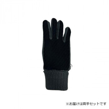 紳士用手袋 豚革コンビ手袋 25cm ブラック(4) 001271121