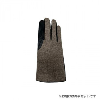 紳士用手袋 羊革コンビ手袋 25cm ブラック(4) 001271521