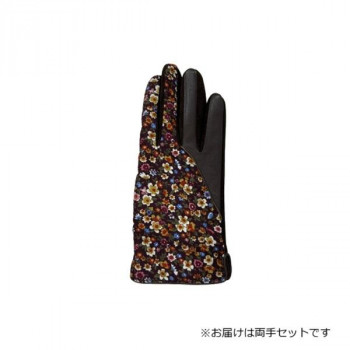 婦人用手袋 羊革コンビ手袋 22cm チョコ(2) 001315021