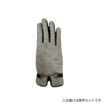 婦人用手袋 羊革コンビ手袋 22cm ホワイト(3) 001317421