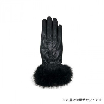 婦人用手袋 羊革 23cm クロ(5) 001318121