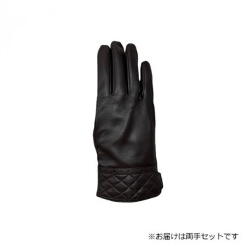 婦人用手袋 羊革 22cm ダークブラウン(3) 001318221