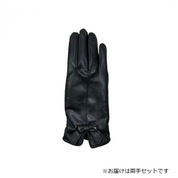 婦人用手袋 羊革 22cm クロ(4) 001318421