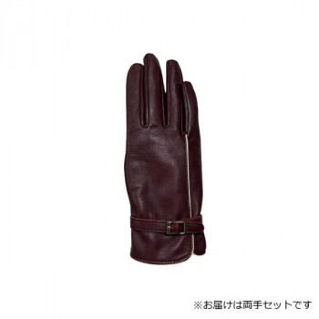 婦人用手袋 羊革 22cm ワイン(2) 001318321