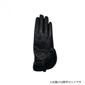 婦人用手袋 羊革 22cm ブラック(4) 001318721