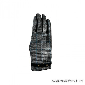 婦人用手袋 豚革コンビ手袋 22cm ブラック(4) 001327221