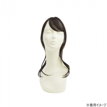 プリシラ ちょびっと白髪かくし ロング ナチュラルブラックハイメッシュ ST-012L-2NHM