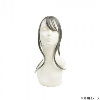 プリシラ ちょびっと白髪かくし ロング 耐熱 ナチュラルグレイヘア ST-012L-TNGH