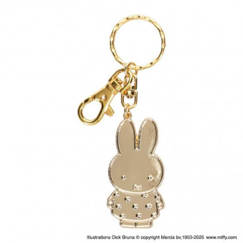 ゾーウィー ミッフィー GOLDキーホルダー miffy ドット 1226