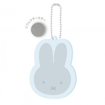 ゾーウィー ミッフィー リフレクターラバーキーホルダー miffyフェイス クリア 2230